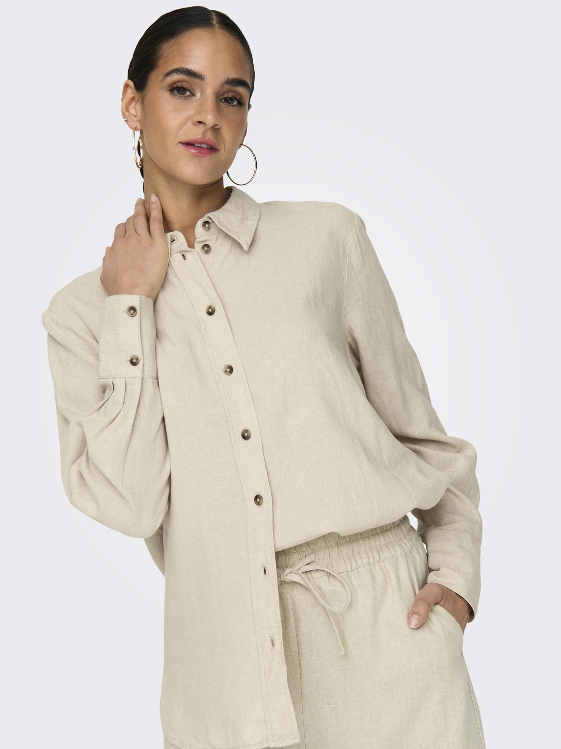 SAY LINEN LOOSE SHIRT - BEST CLOTHES
