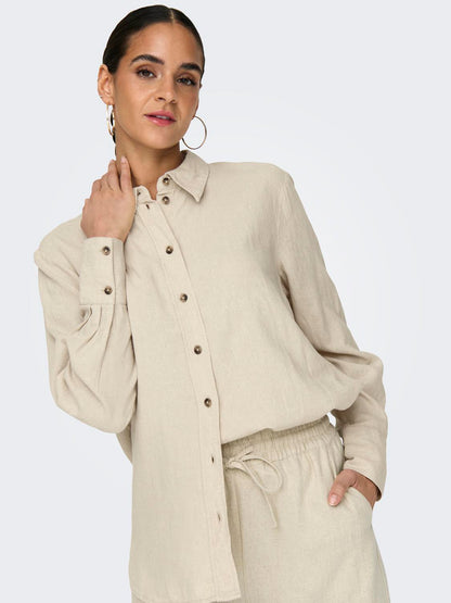 SAY LINEN LOOSE SHIRT - BEST CLOTHES