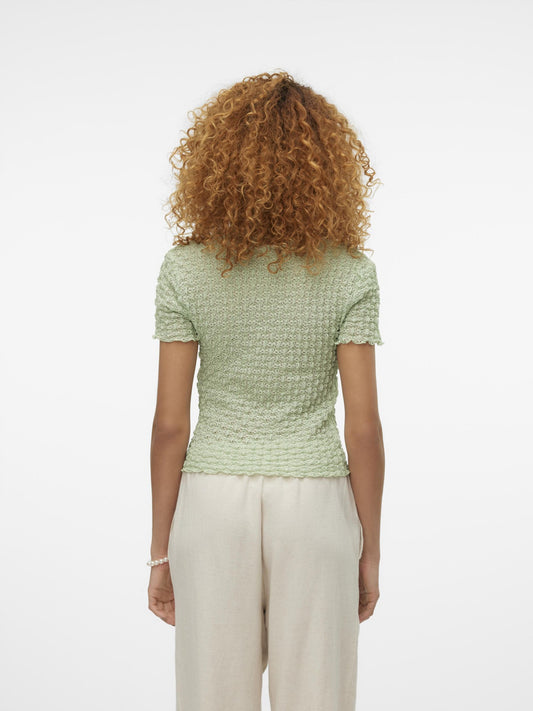 SHELBY SS O-NECK SHORT TOP - BEST CLOTHES