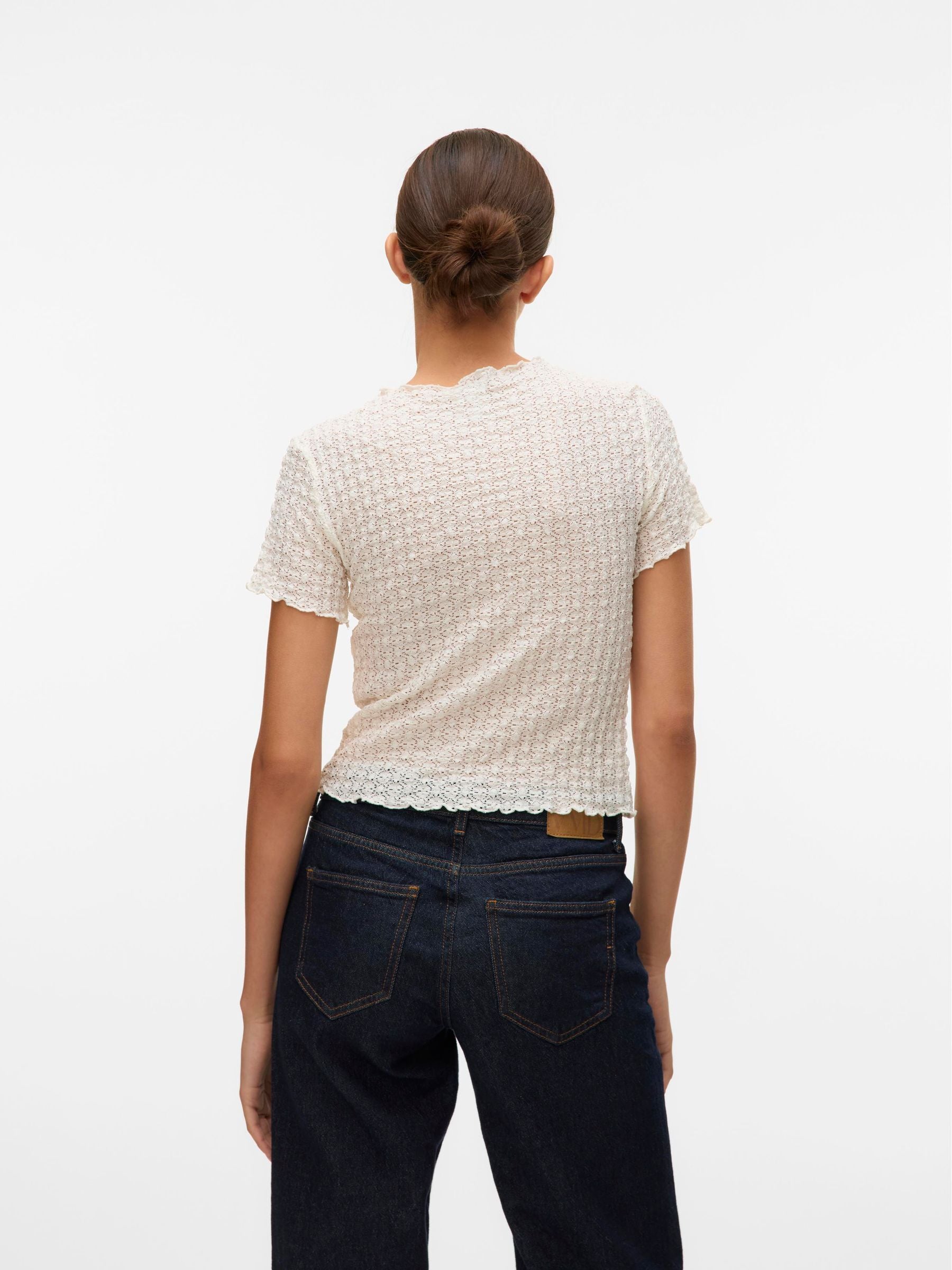 SHELBY SS O-NECK SHORT TOP - BEST CLOTHES