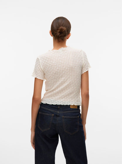 SHELBY SS O-NECK SHORT TOP - BEST CLOTHES