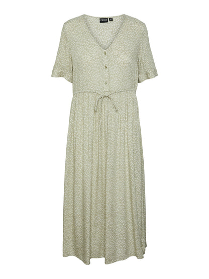 TALA SS STRING TIE MIDI DRESS - BEST CLOTHES