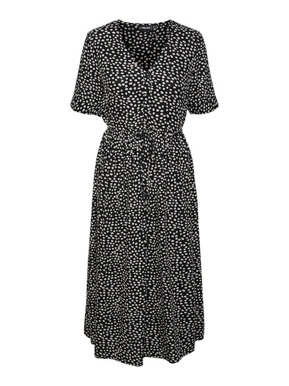 TALA SS STRING TIE MIDI DRESS - BEST CLOTHES