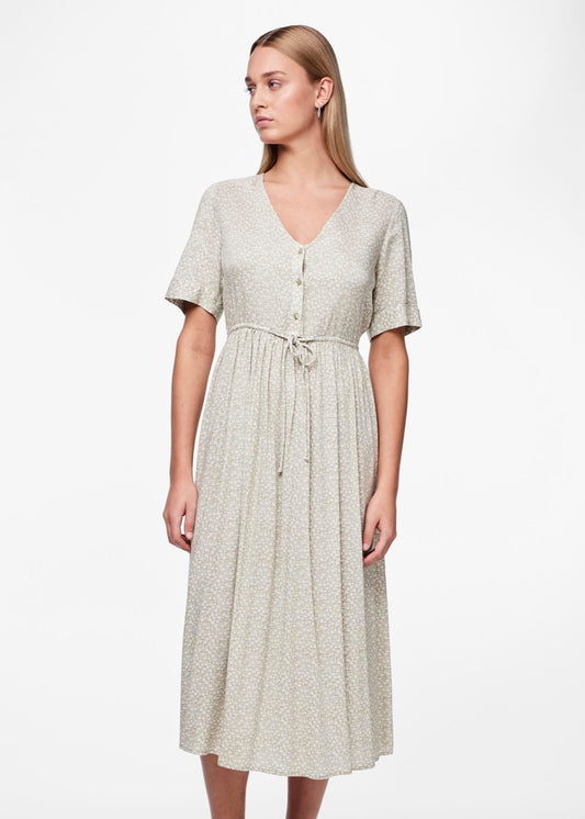 TALA SS STRING TIE MIDI DRESS - BEST CLOTHES