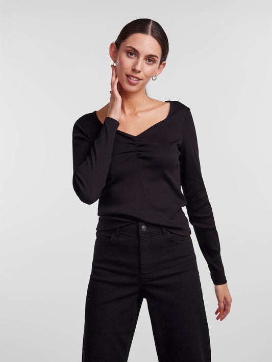 TANIA LS TOP - BEST CLOTHES